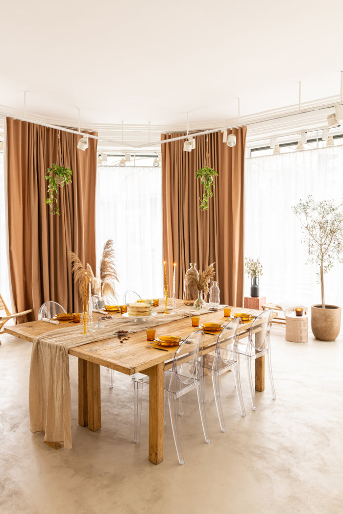 Grande Assiette en verre transparent