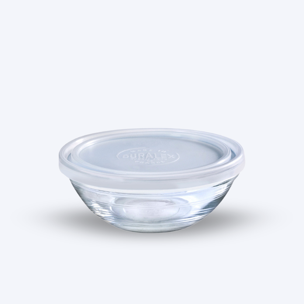 Freshbox - Round storage tin with white lid 1.59L