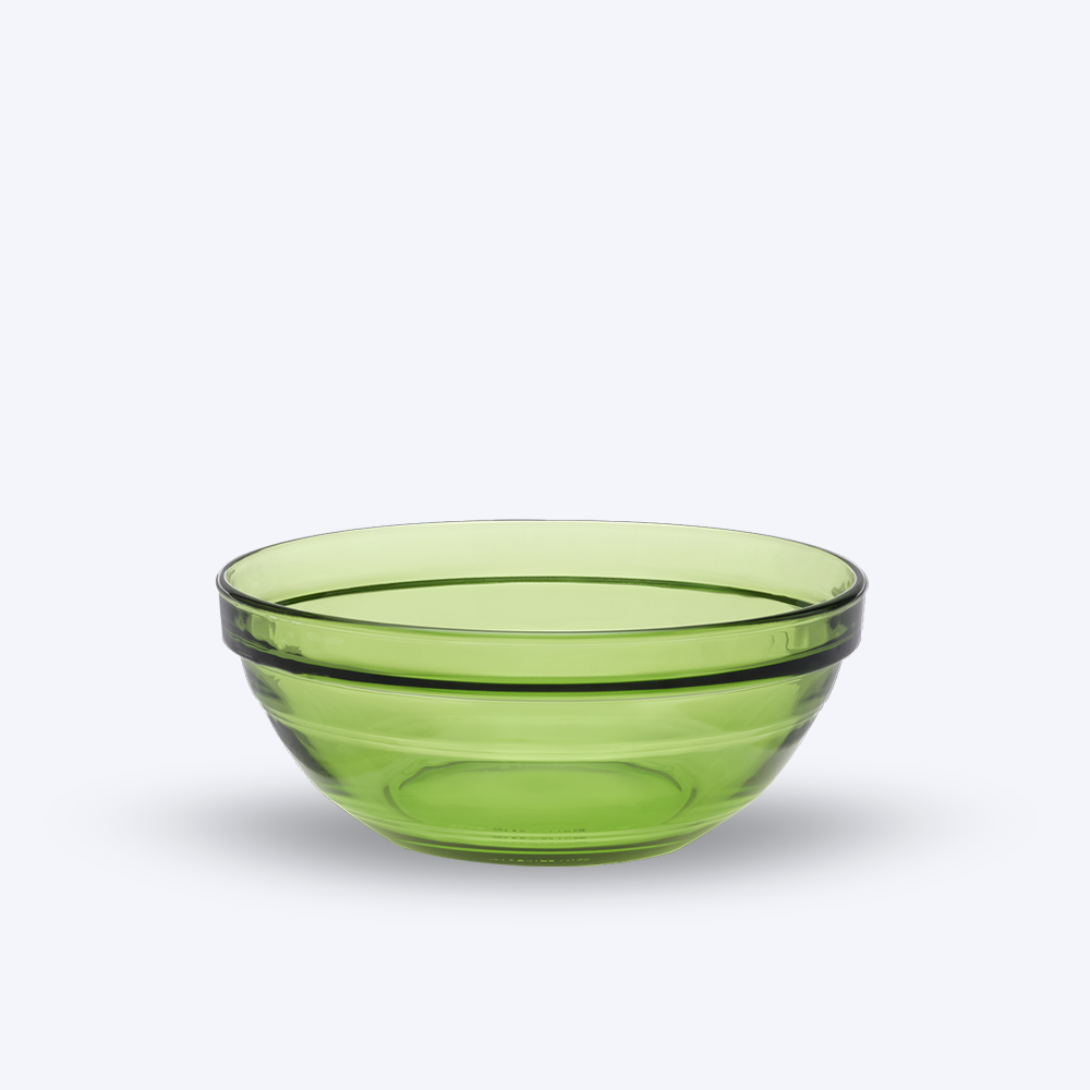 Le Gigogne - Ensaladera de Cristal Apilable 97cl - 17cm Verde