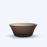 Lys - Glass salad bowl - Sepia - 17cm - 91cl