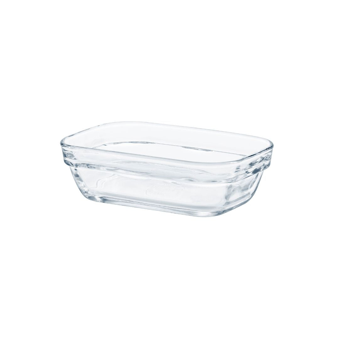 Lys - Saladier rectangulaire transparent 1,1l