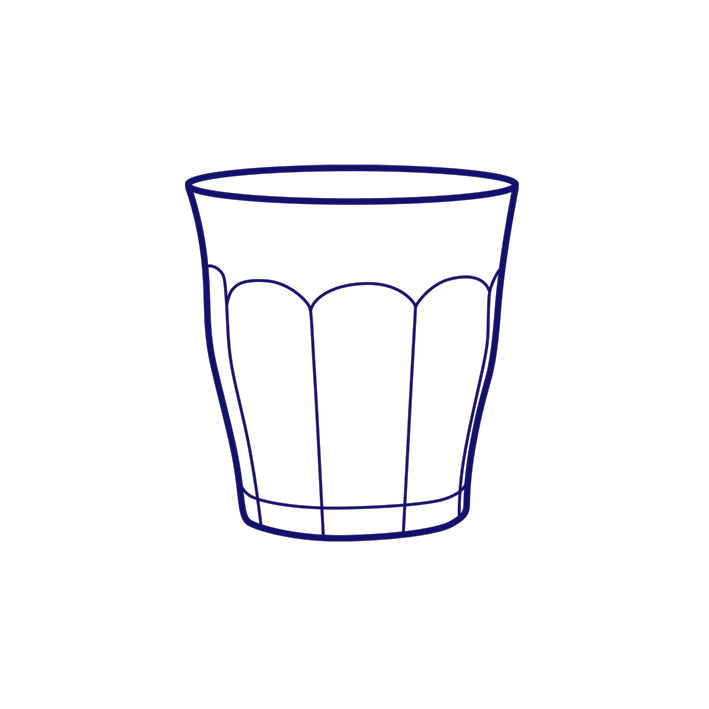 Le Picardie - Verre à eau - transparent - 20cl (Lot de 6)