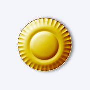 Picardie - Dessert plates x6 - Vermeil - 20,5cm