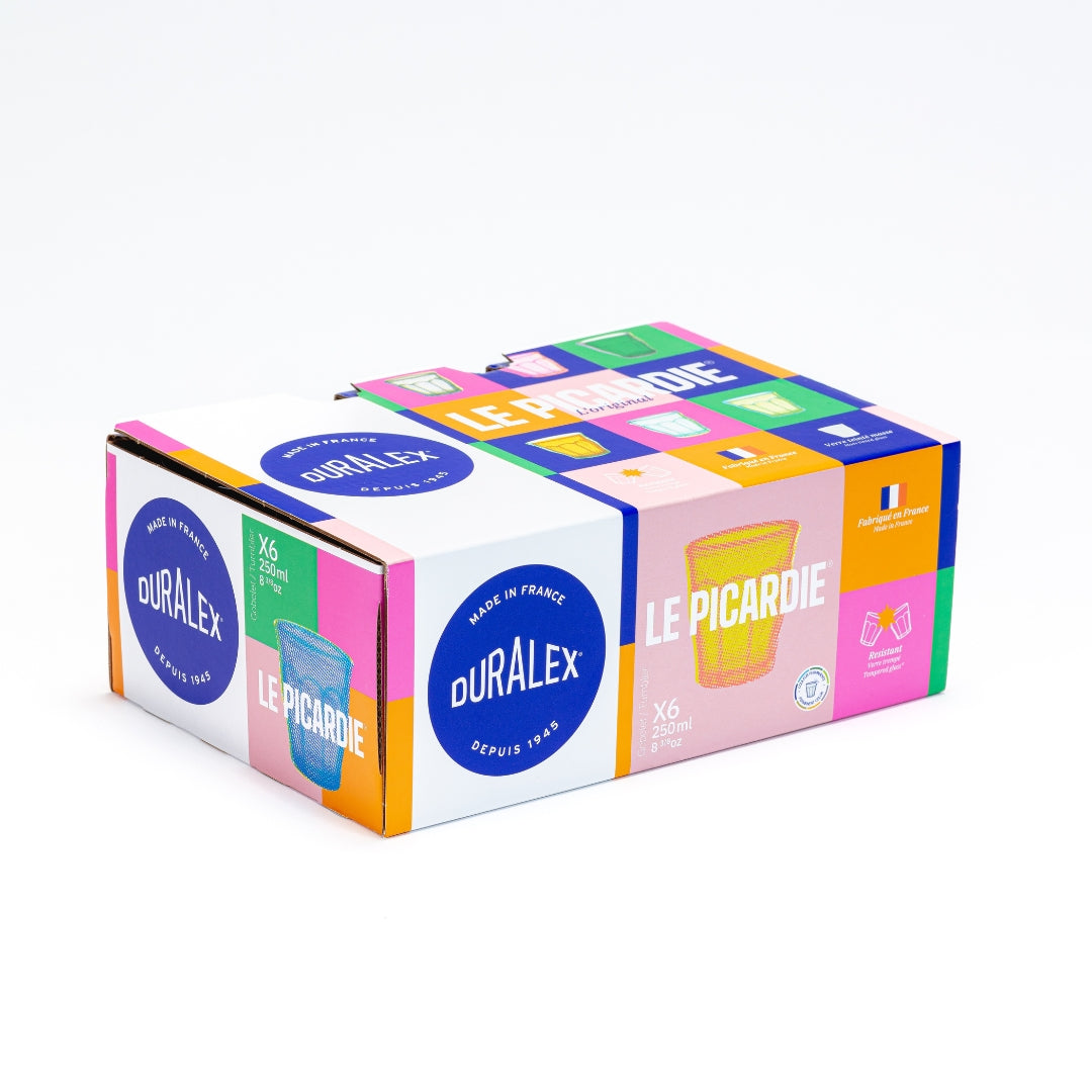 Picardie - Vaso 25cl x6 - Mezcla de 6 colores