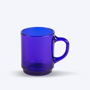 Versailles - Taza de cristal zafiro 26 cl (Lote de 6)