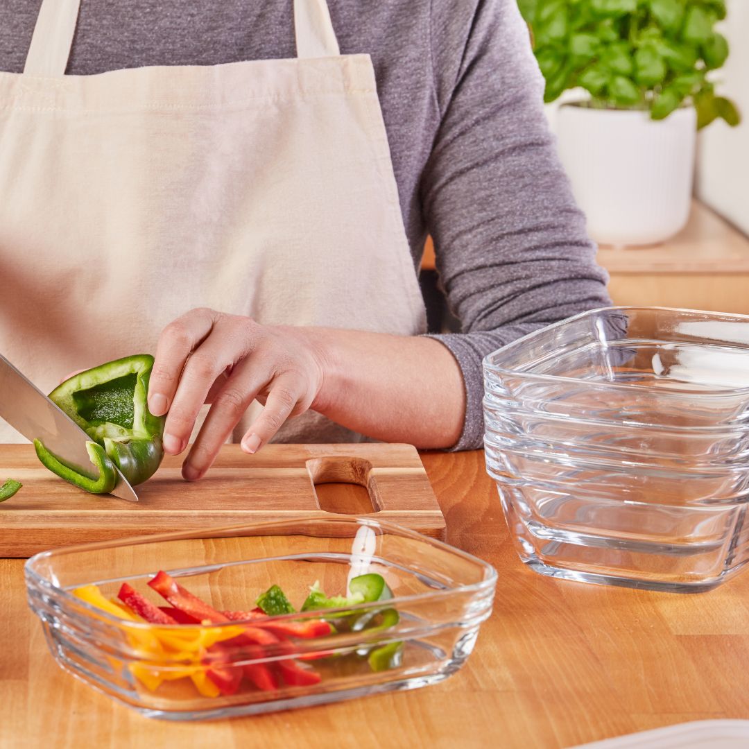 Lys - Ensaladera rectangular transparente 1,7l