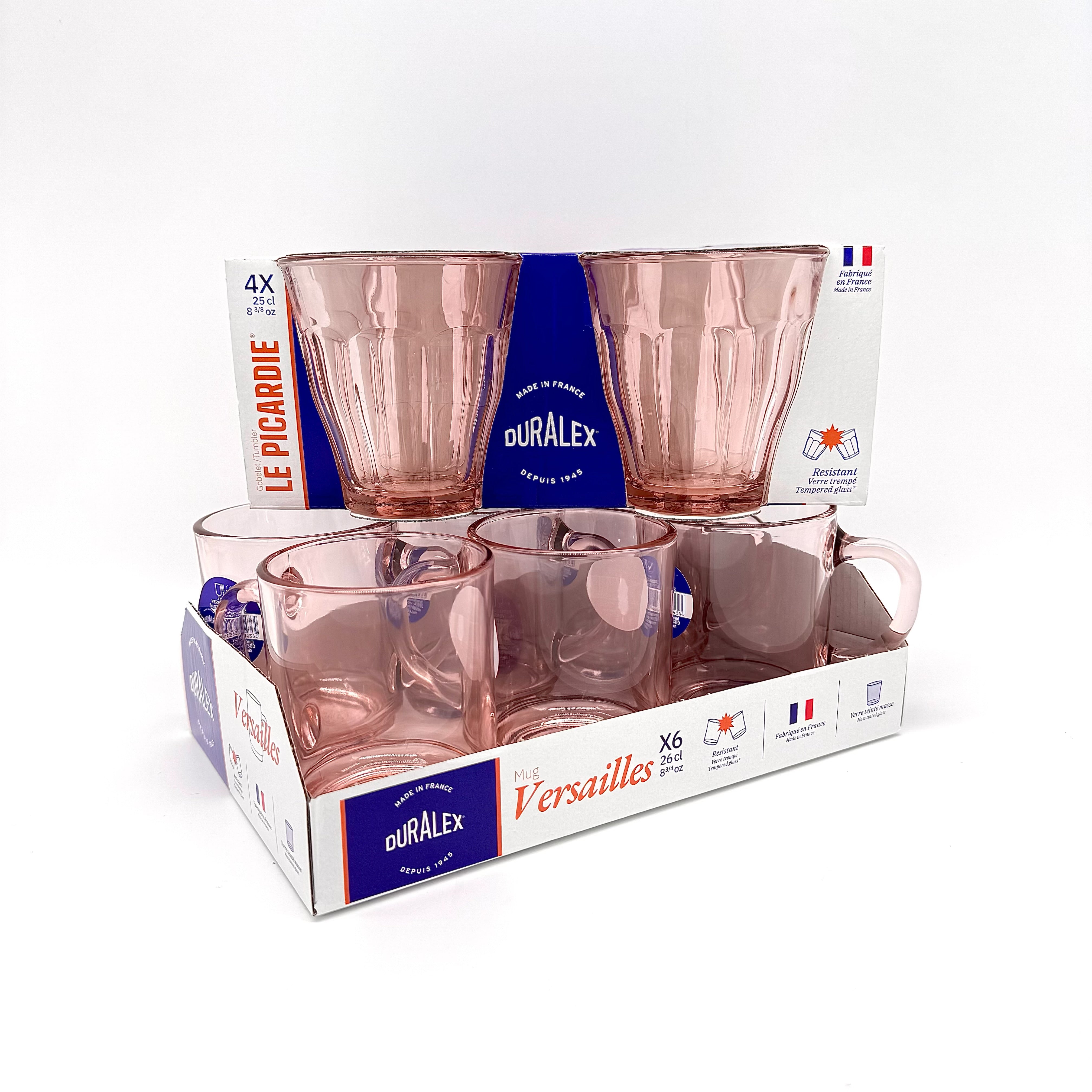 Lot Octobre Rose - Picardie x 4 / Mug Versailles x 6 Rose