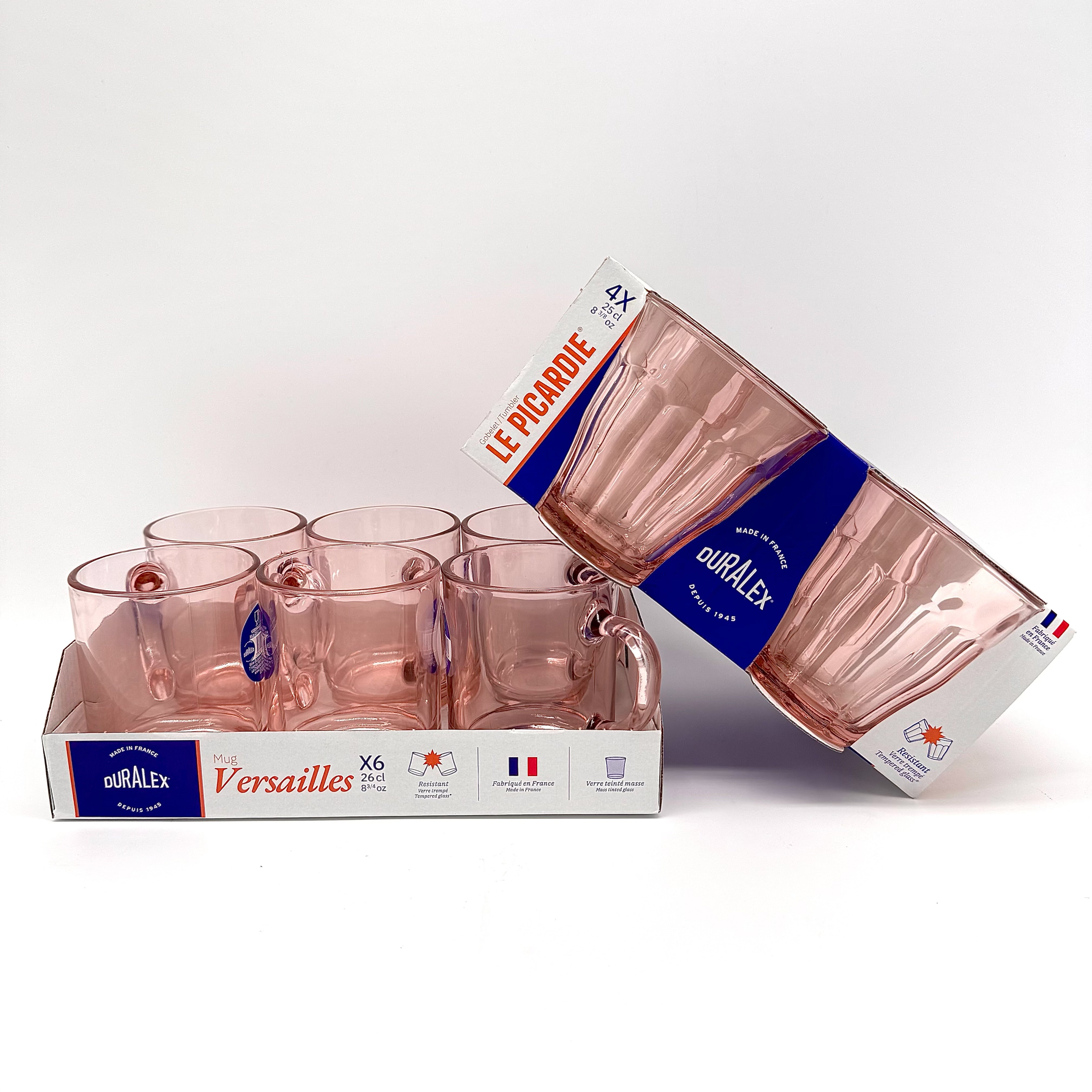 Lot Octobre Rose - Picardie x 4 / Mug Versailles x 6 Rose