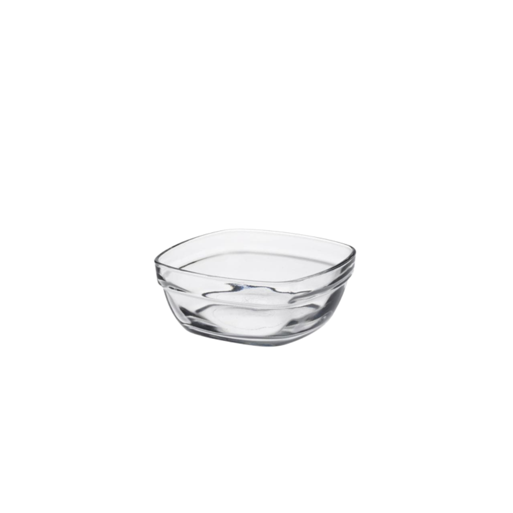 Lys - Coupelle carrée transparent 30cl (Lot de 6)