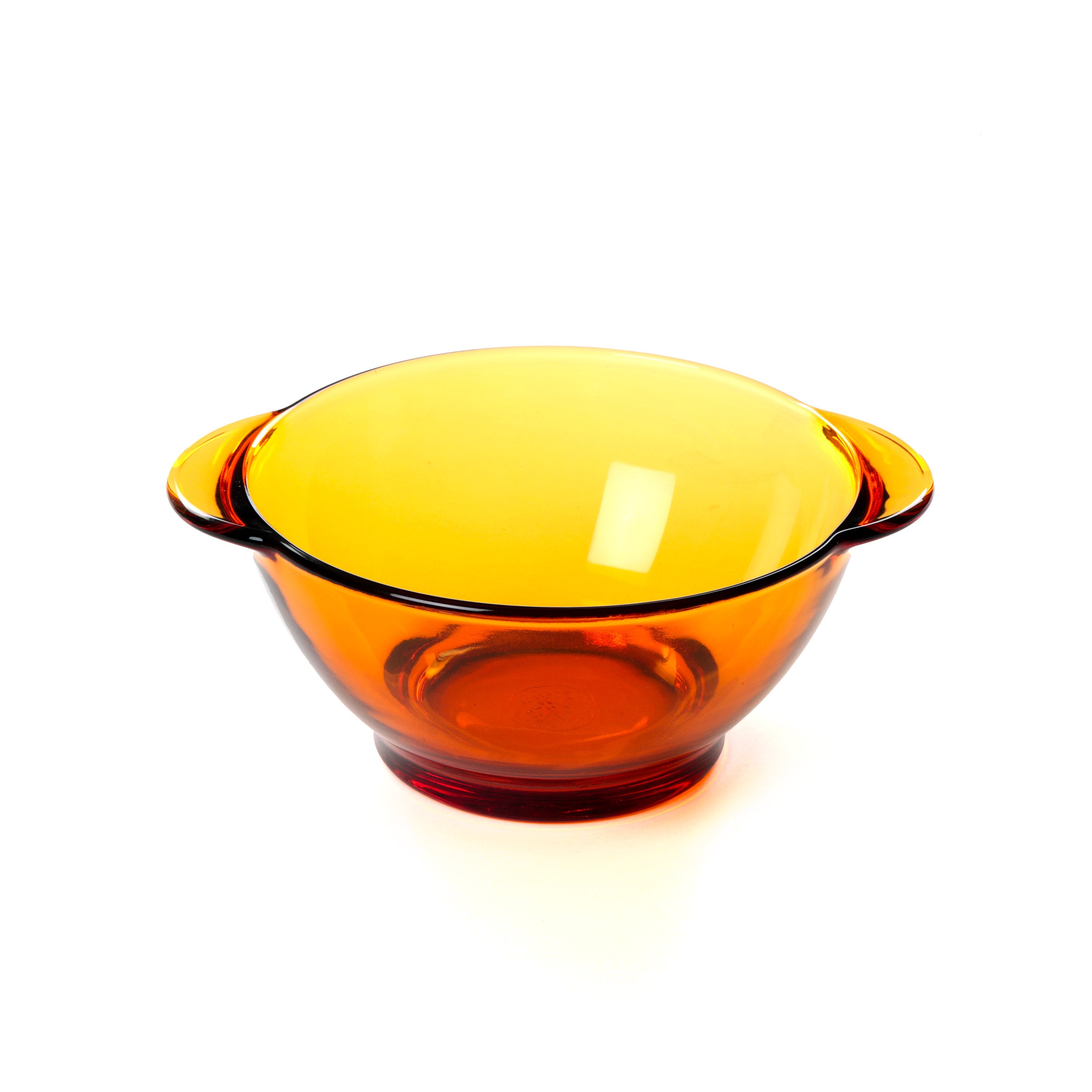 Lys - Cuenco de cristal con asa, paquete multicolor (lote de 4)