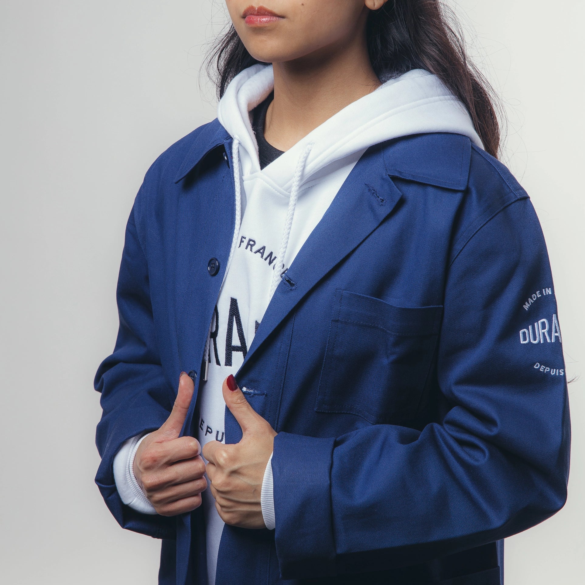 Chaqueta azul marino Duralex - Talla S