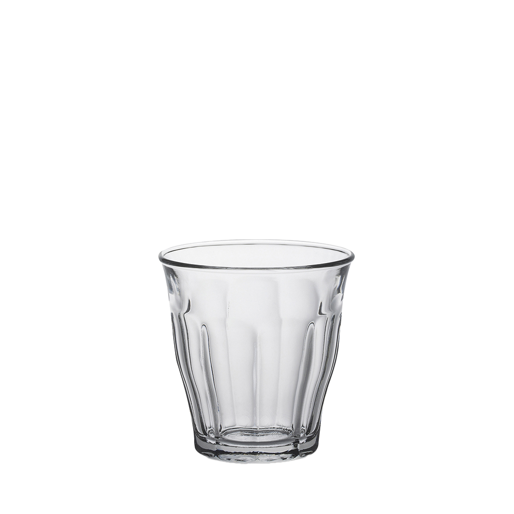 Le Picardie® transparent glass coffee cup (Set of 6)