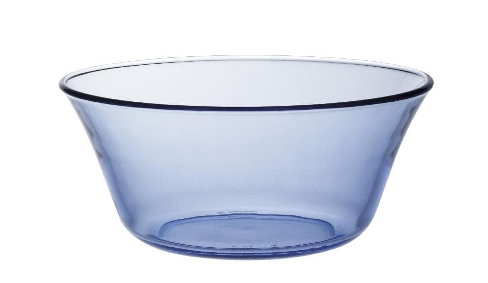 Lys - Saladier en verre - Bleu Marine - 17cm - 91cl