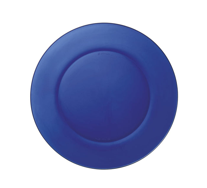 Duralex Lys assiette plate en verre coloré bleu saphir 23.5cm