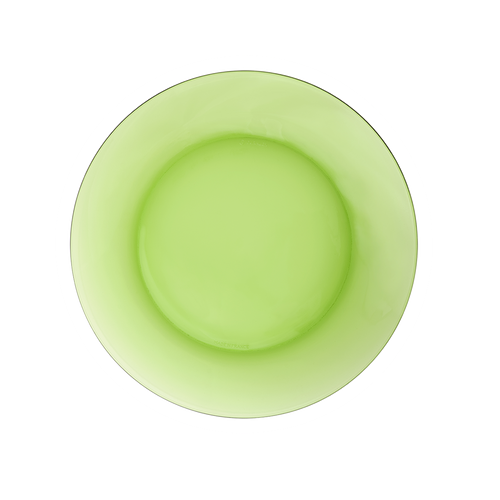 Lys - Assiette plate en verre (Lot de 6)
