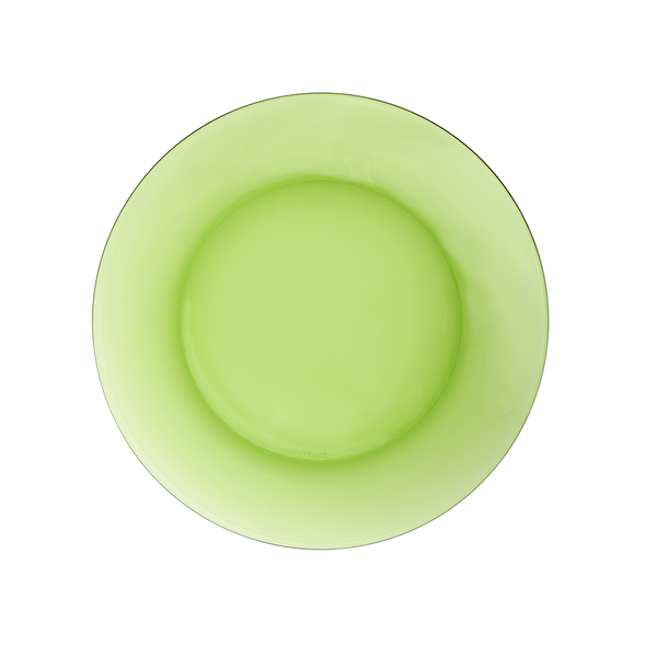Lys - Assiette plate en verre (Lot de 6)