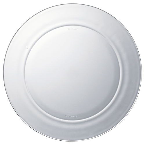 Lys - Assiette plate en verre (Lot de 6)