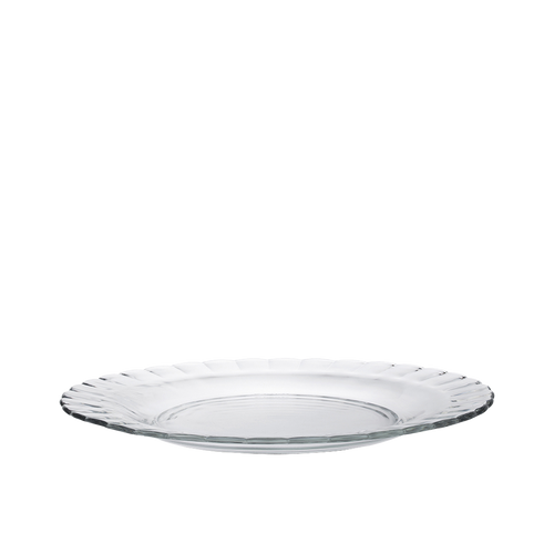 [mm] Le Picardie®  - Assiette plate en verre 23 cm & 26 cm (lot de 6)