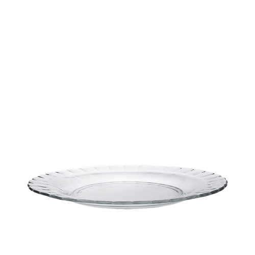 Le Picardie®  - Assiette plate en verre 23 cm & 26 cm (lot de 6)