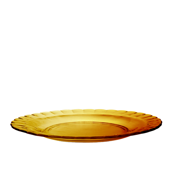 [mm] Le Picardie®  - Assiette plate en verre 23 cm & 26 cm (lot de 6)