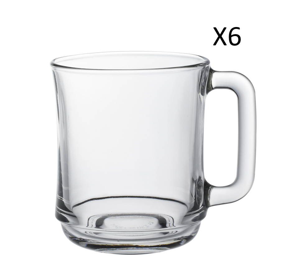 Lys – Transparenter Glasbecher 31 cl (6er-Set)