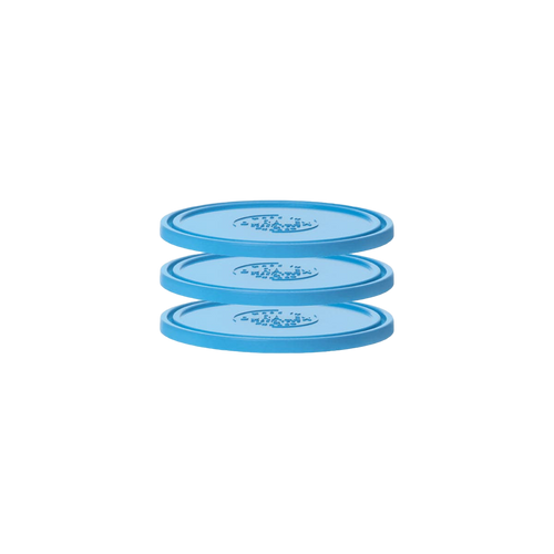 [MM]Freshbox - Lot de 3 couvercles ronds bleus