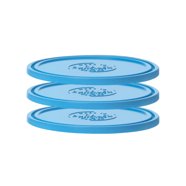 [MM]Freshbox - Lot de 3 couvercles ronds bleus