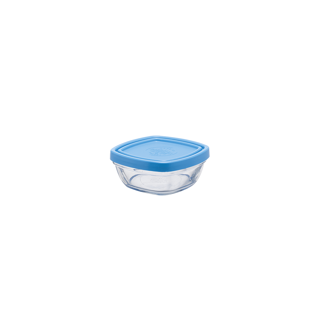Boîte à repas carrée en verre 14 cm Duralex - Kibo