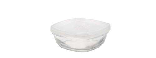Freshbox - Boite de conservation transparente carrée avec Couvercle Translucide