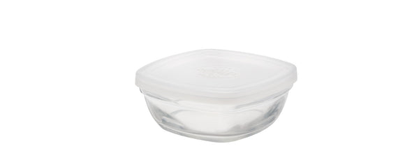 Freshbox - Boite de conservation transparente carrée avec Couvercle Translucide