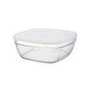 Freshbox - Boite de conservation carrée couvercle blanc 3,1L