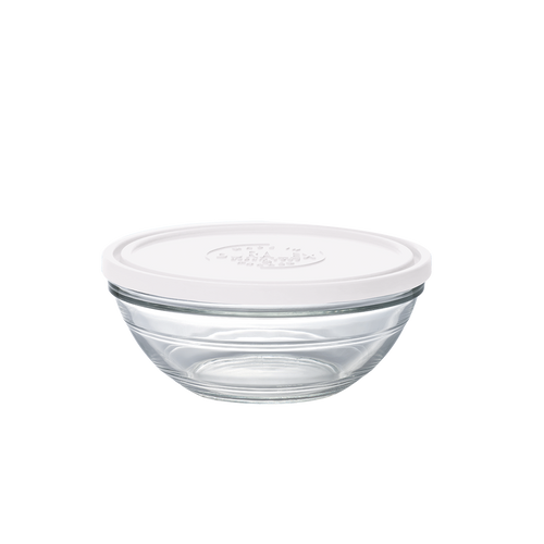 Freshbox - Boite de conservation transparente ronde  avec Couvercle