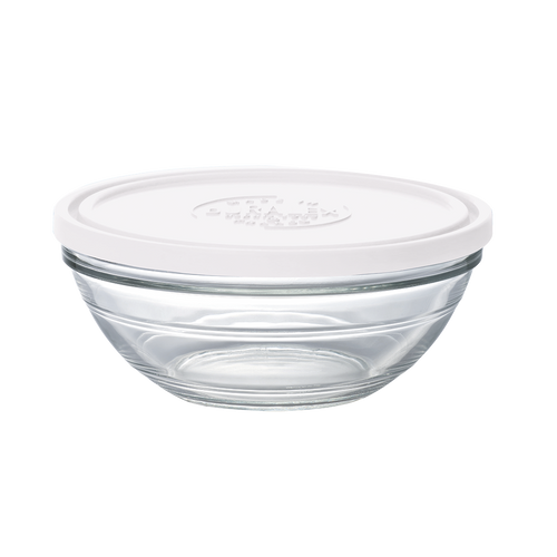 Freshbox - Boite de conservation transparente ronde  avec Couvercle