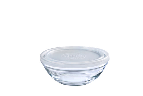 Freshbox - Boite de conservation transparente ronde  avec Couvercle Transparent