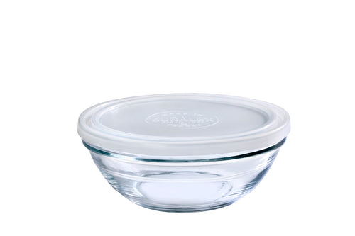 Freshbox - Boite de conservation transparente ronde  avec Couvercle Transparent