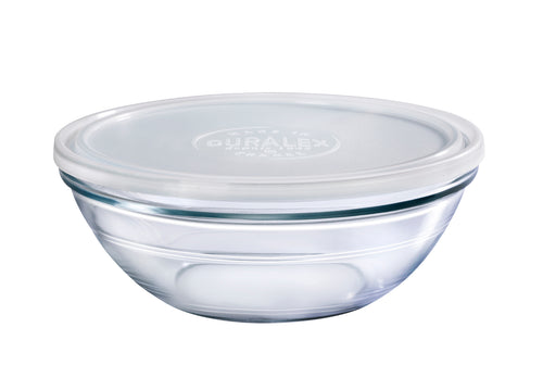 Freshbox - Boite de conservation transparente ronde  avec Couvercle Transparent