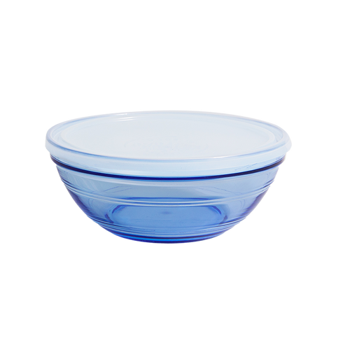 Freshbox - Boite de conservation ronde teintée masse avec Couvercle Translucide - 20,5 cm