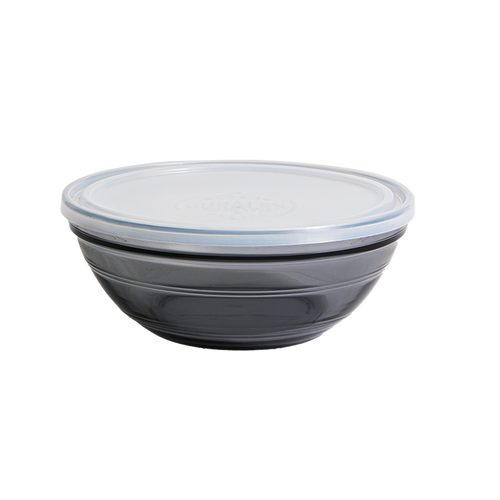 Freshbox - Boite de conservation ronde teintée masse avec Couvercle Translucide - 20,5 cm