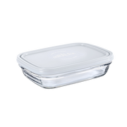 Freshbox - Boite de conservation rectangulaire couvercle blanc 80cl