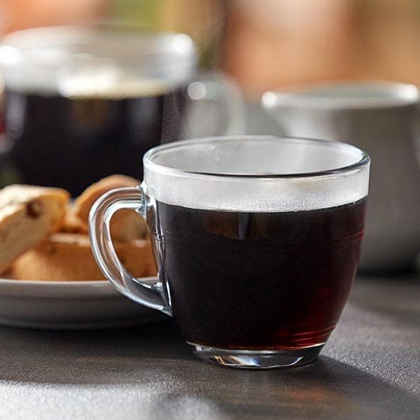 Le Gigogne - Tasse en verre transparent 22 cl (Lot de 6)