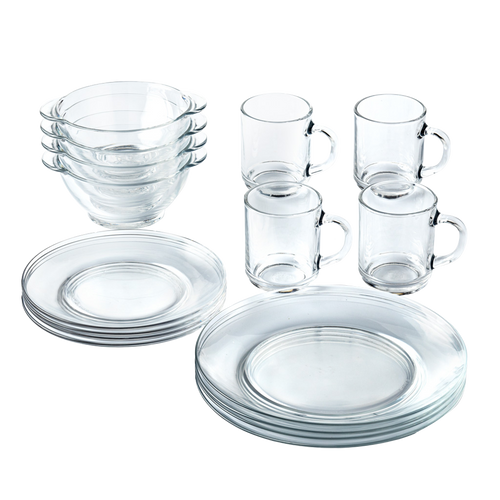Set de premier équipement Versailles - Assiettes ,Mug 26 cl et Bols à oreilles 51 cl
